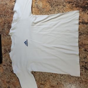 White Long Sleeve Adidas Shirt